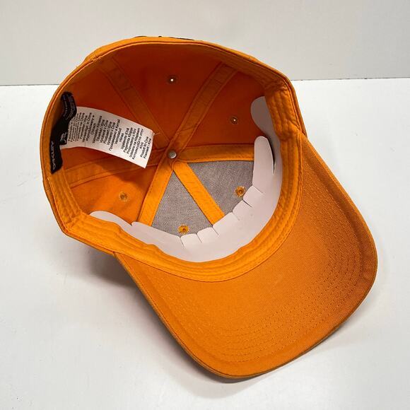 Oakley Factory Pilot Orange Hat Baseball Cap Rubber Patch TINCAN Size 7 M/L 22"‎ - Picture 7 of 8
